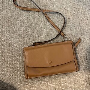 Halogen Tan Crossbody Purse